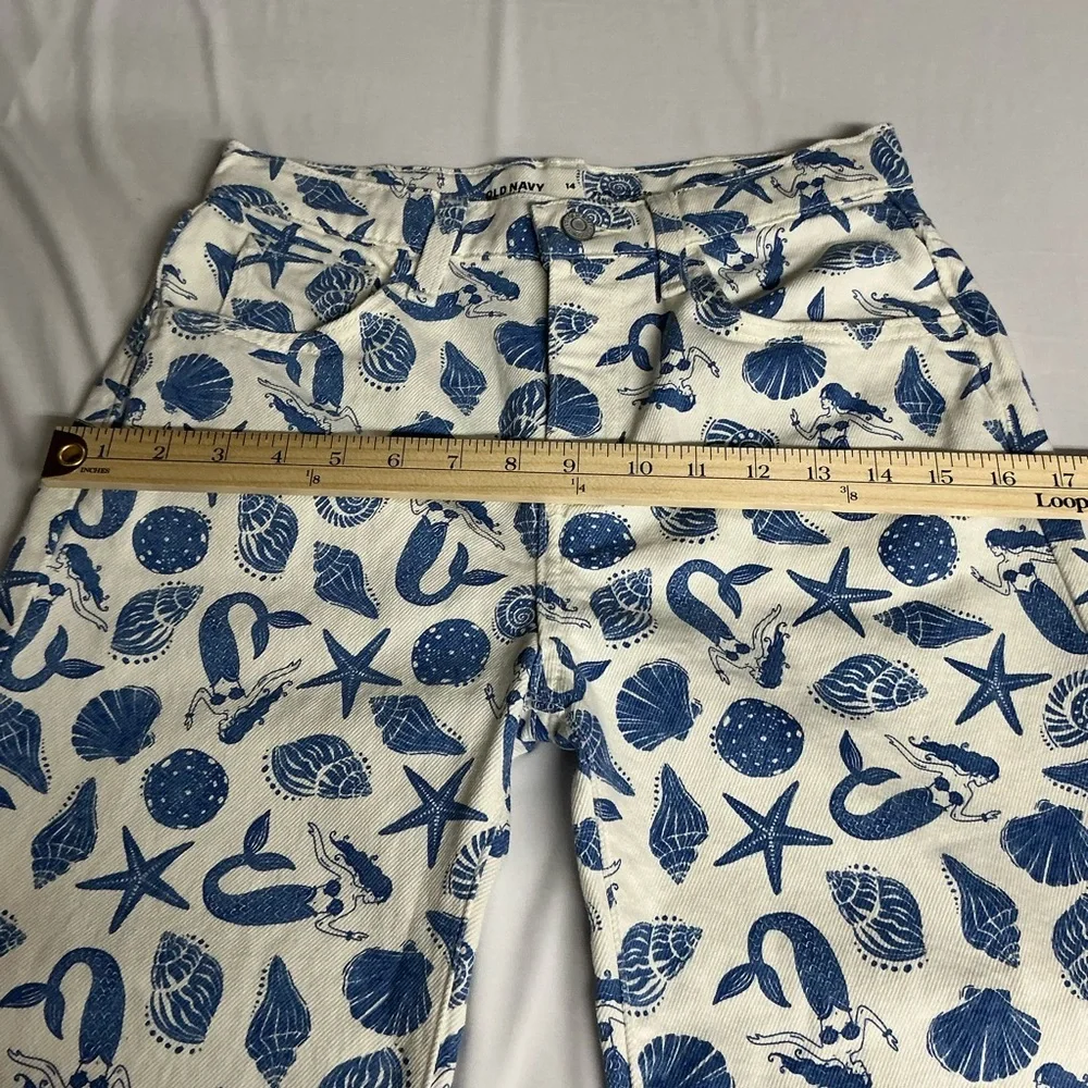 Old Navy High-Waisted Baggy Wide-Leg Girl Jeans size 14 R